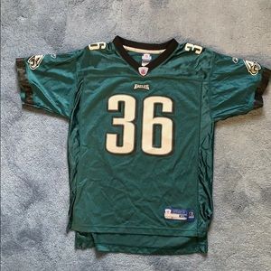 NFL Reebok Eagles Brian Westbrook #36 Jersey Green